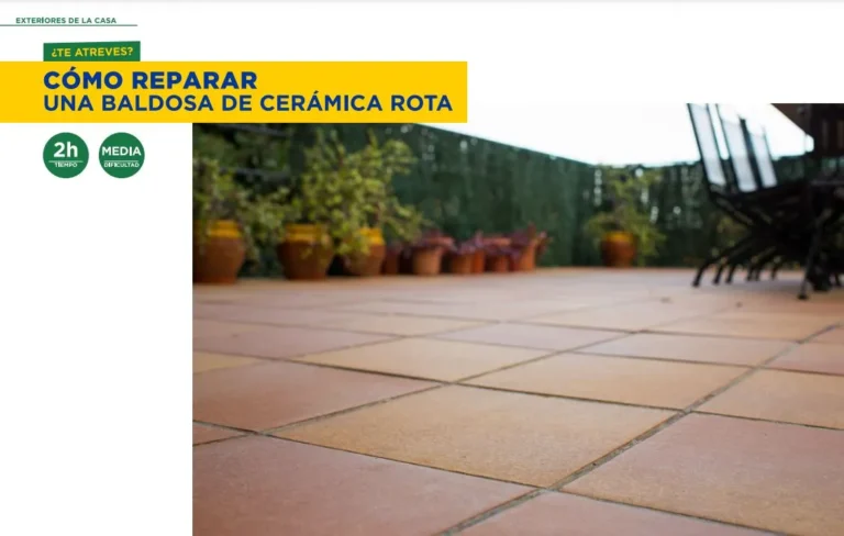 Cómo reparar una baldosa de cerámica