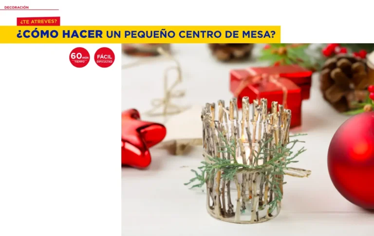 Cómo hacer un pequeño centro de mesa