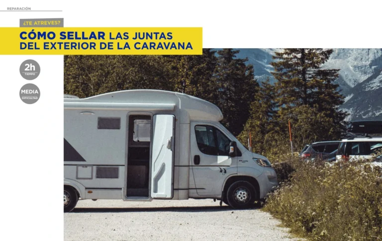 Cómo sellar la juntas del exterior de la caravana