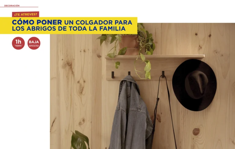 Cómo poner un colgador para los abrigos de toda la familia