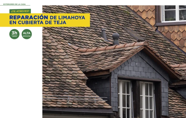 Reparación de limahoya en cubierta de teja