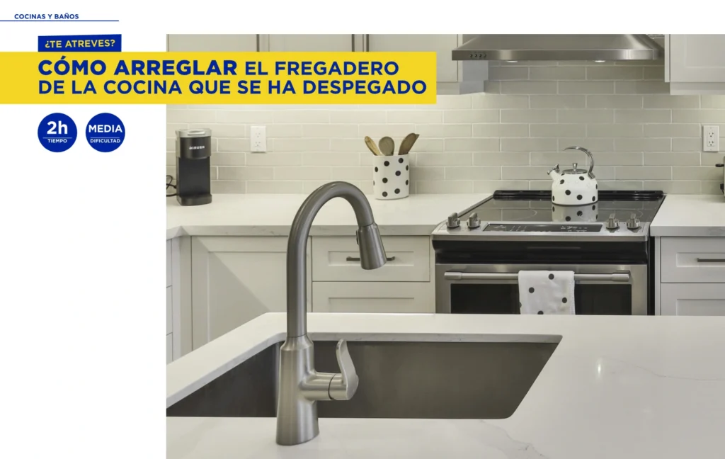 Cómo arreglar el fregadero de la cocina que se ha despegado