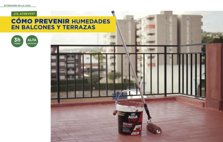 Cómo prevenir humedades en balcones y terrazas
