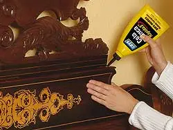 Reparar el cabezal de madera