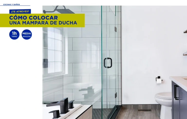 Cómo colocar una mampara de ducha