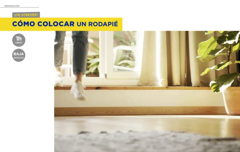 Cómo colocar un rodapié