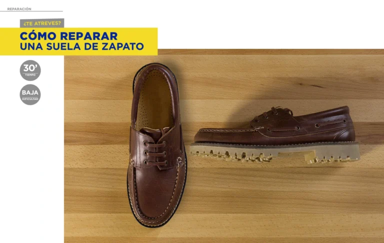 Cómo reparar una suela de zapato