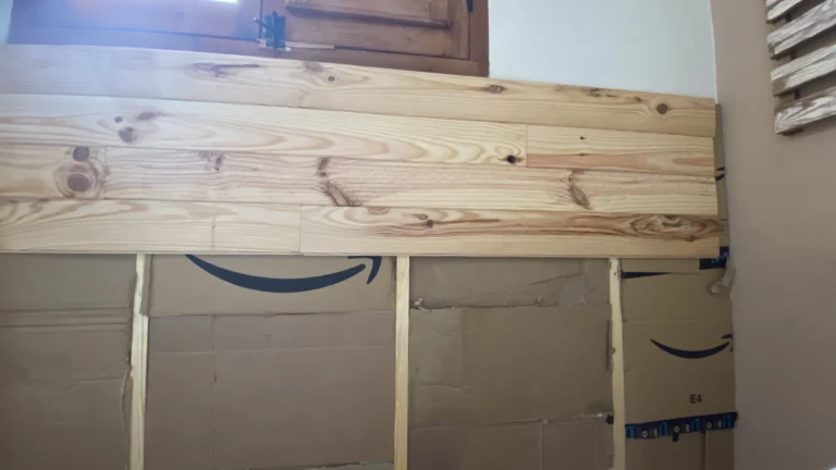Friso de madera en horizontal