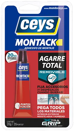 ADHESIVO MONTAJE MONTACK BLISTER 50GR - ADHESIVOS DE MONTAJE